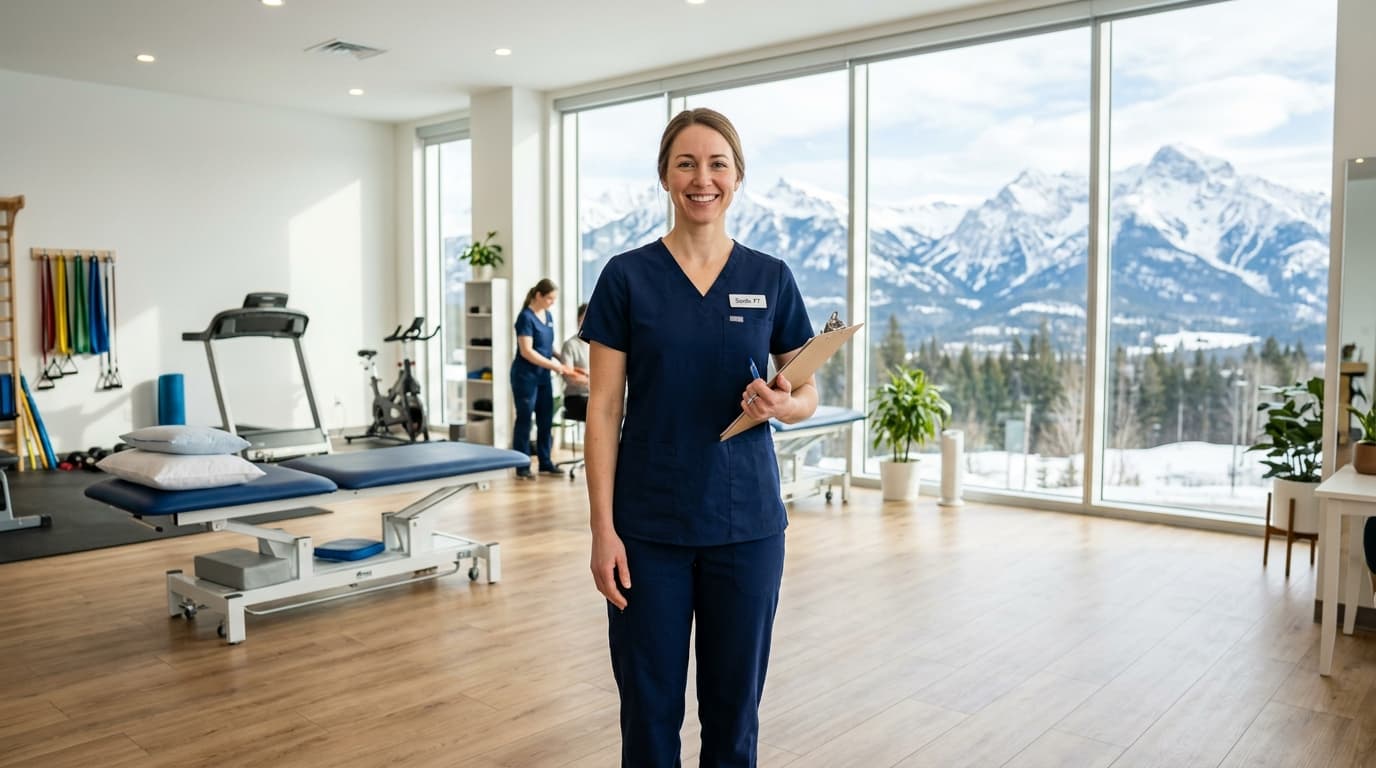 Alaska Physical Therapist in Modern Clinic