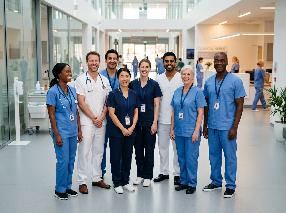 Healthcare professionals ready for assignment