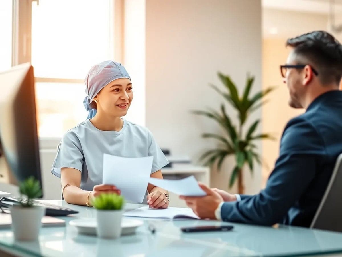 Certified surgical technologist discussing OR staffing contracts and assignment options with a recruiter.