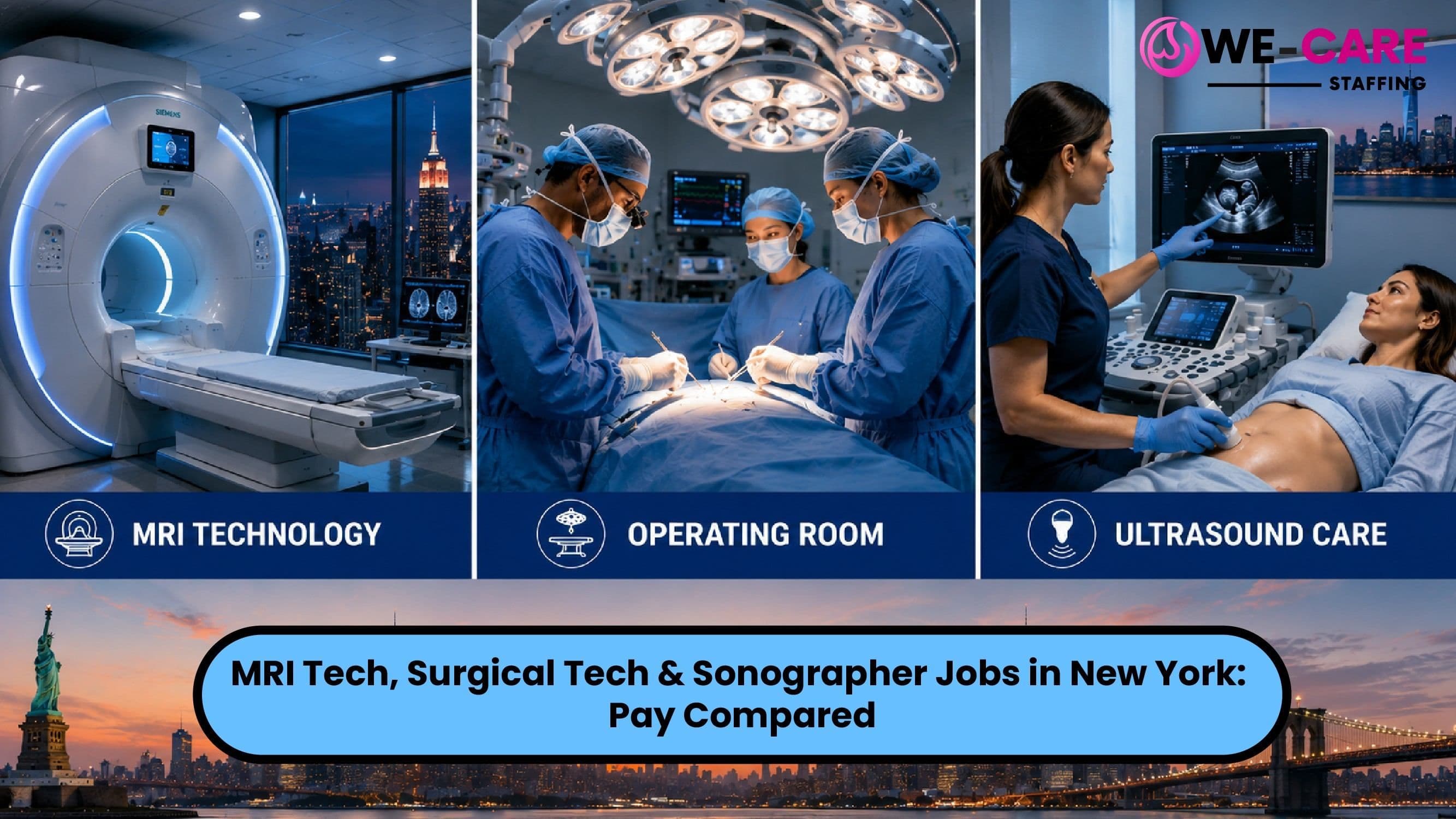MRI Tech, Surgical Tech & Sonographer Jobs in New York: Pay Compared