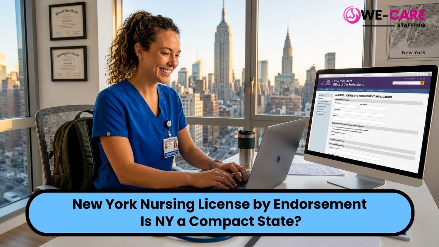 New York Nursing License by Endorsement: Is NY a Compact State?